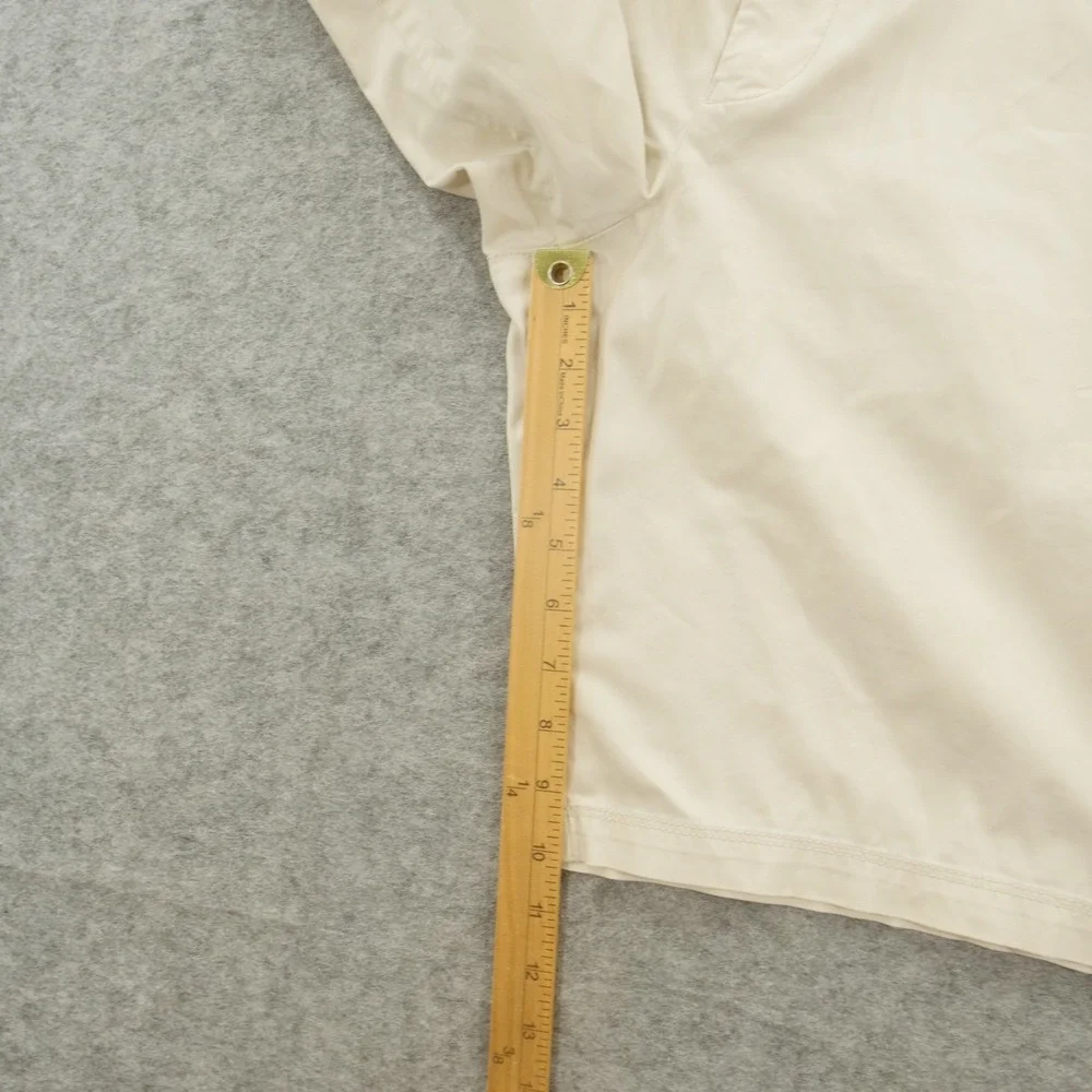 Hugo Boss Shorts Mens 38 Beige Flat Front Chinos Mid Rise Logo Casual